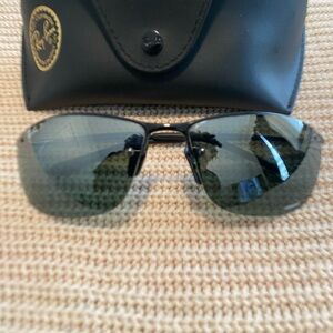 Ray-Ban Chromance Titanium Black Sunglasses